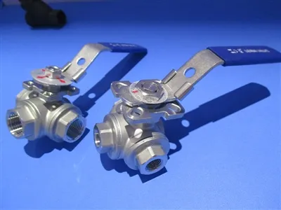 Why choose screwed three way ball valve